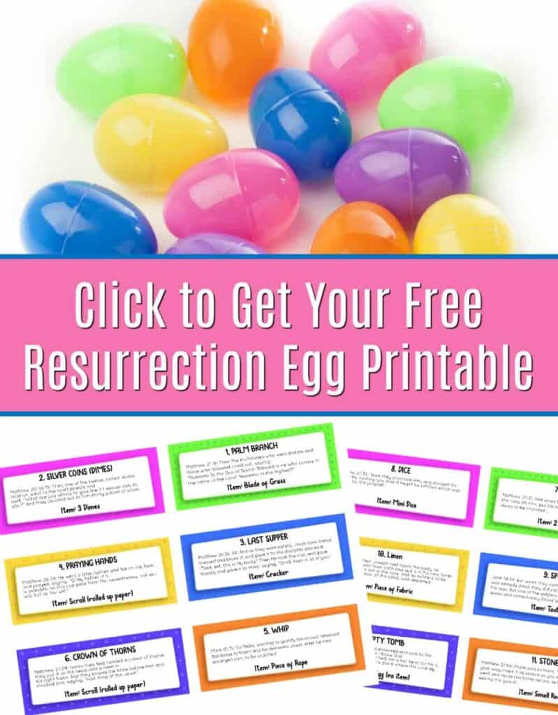 Homemade Resurrection Eggs Printables - Saving Dollars & Sense
