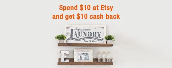 Etsy Shoppers Get $10 FREE Today 