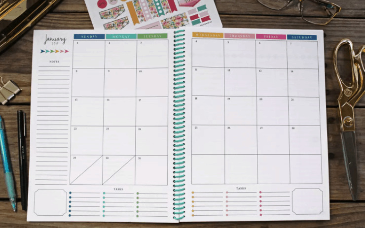 Custom Deluxe Planners $14.99 (Was $39.99) - Saving Dollars & Sense