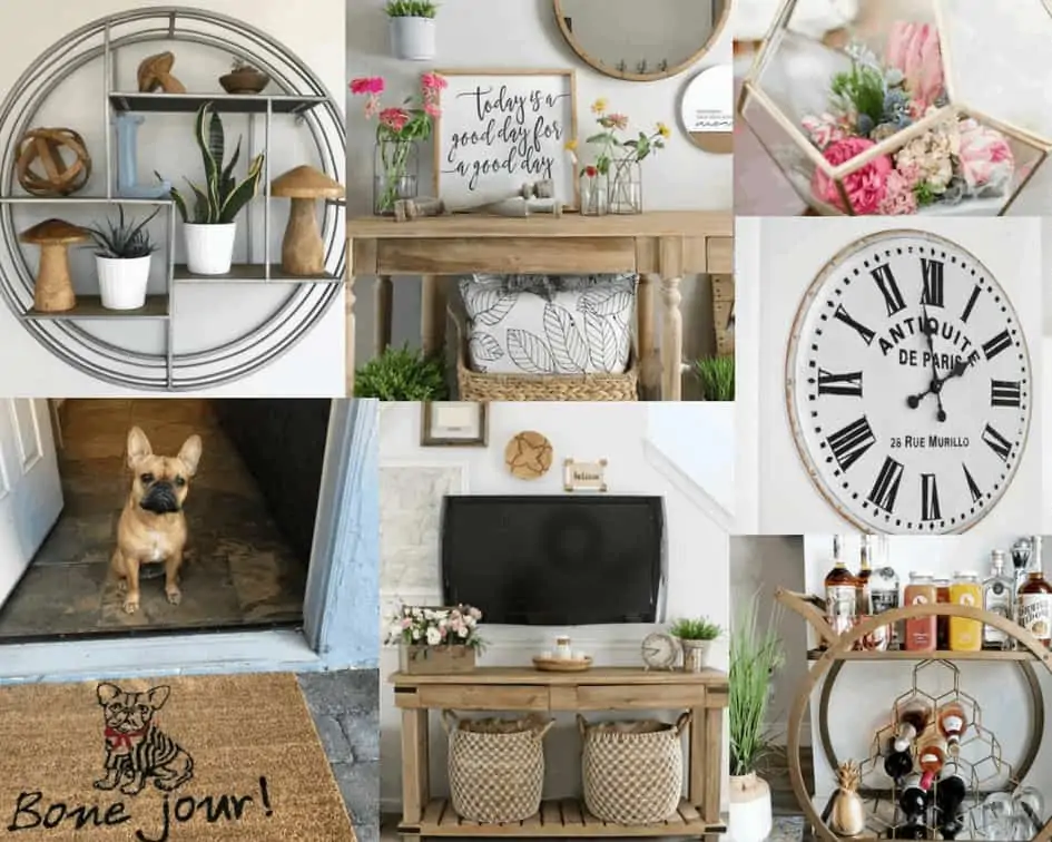 A room filled with furniture and vase of flowers on a table