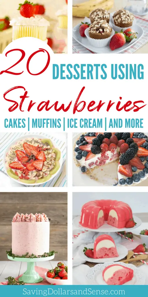 20+ Easy Strawberry Desserts - Saving Dollars and Sense
