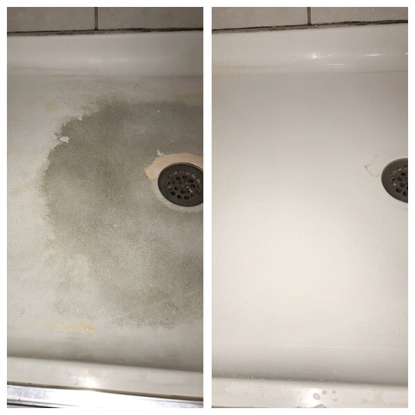 Dirty and clean surfaces, such as bathtubs and counters.