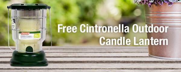 Free Coleman Citronella Outdoor Candle Lantern