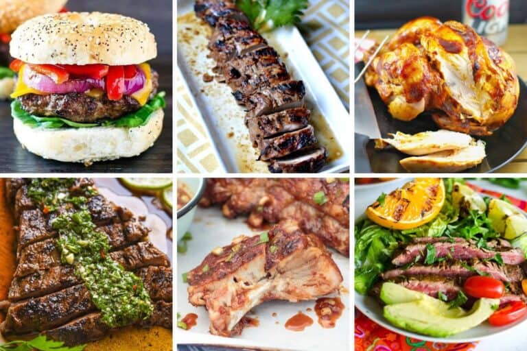 Six different ribeye, steak, and chicken recipes that need to be bbqed.