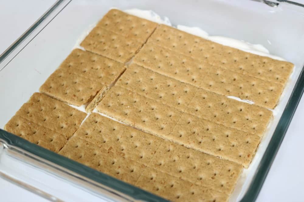 icebox cake recipe with graham crackers.