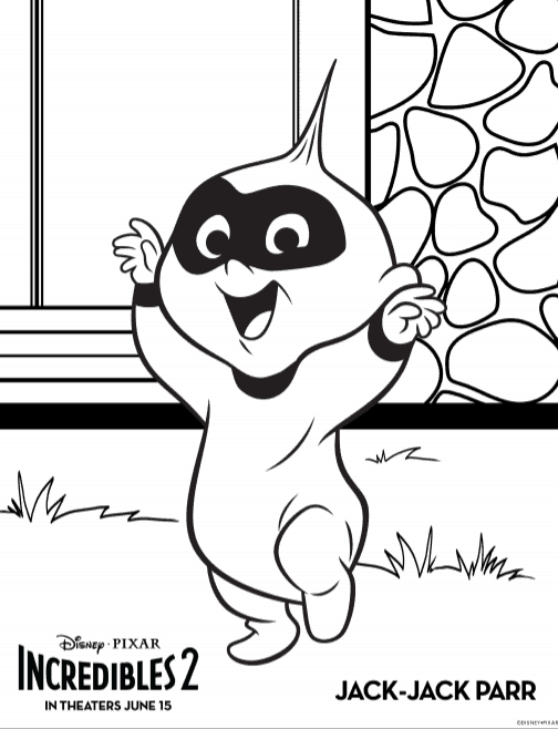 Download Incredibles 2 Coloring Pages - Saving Dollars & Sense