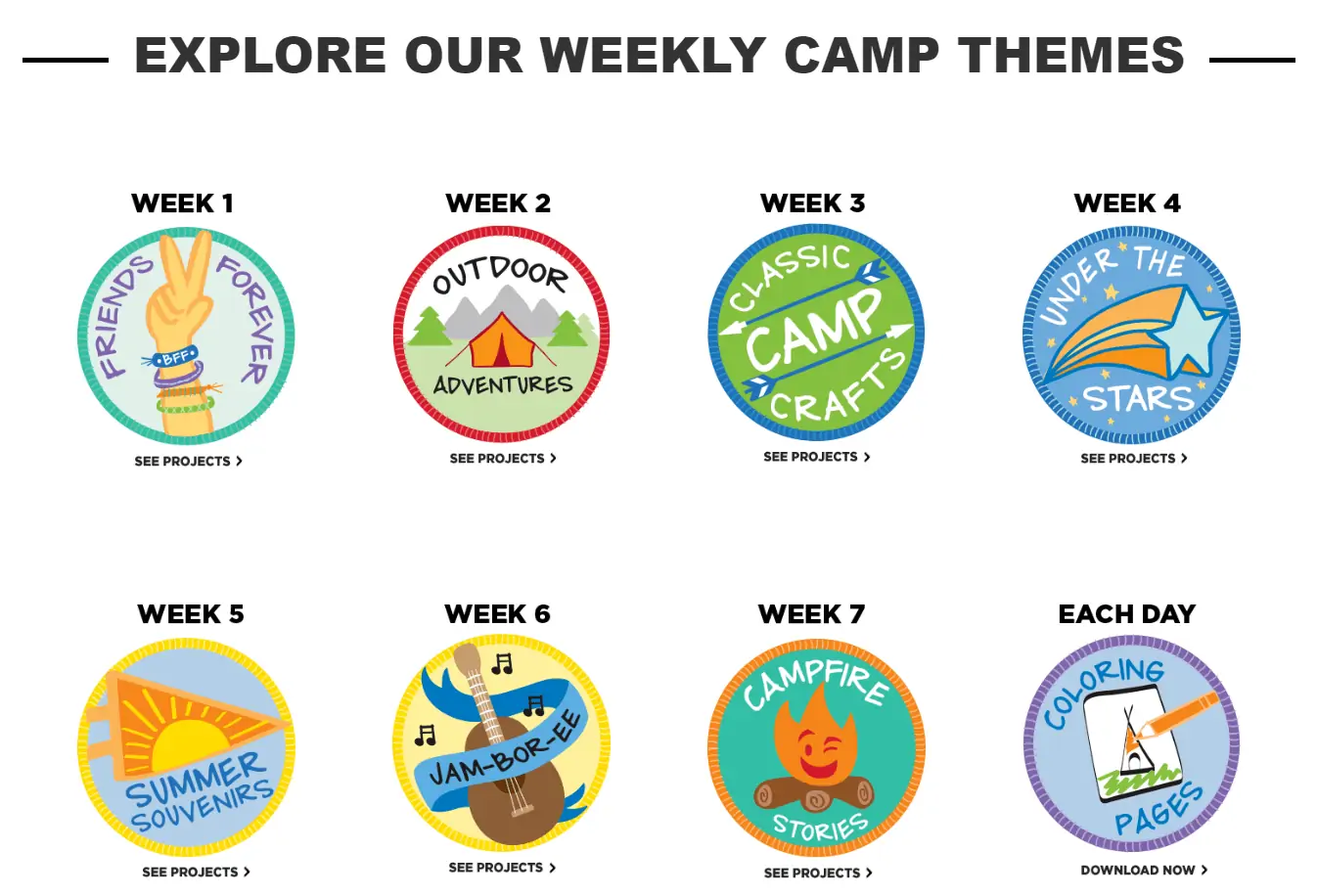 Michael\'s Camp Creativity for Kids