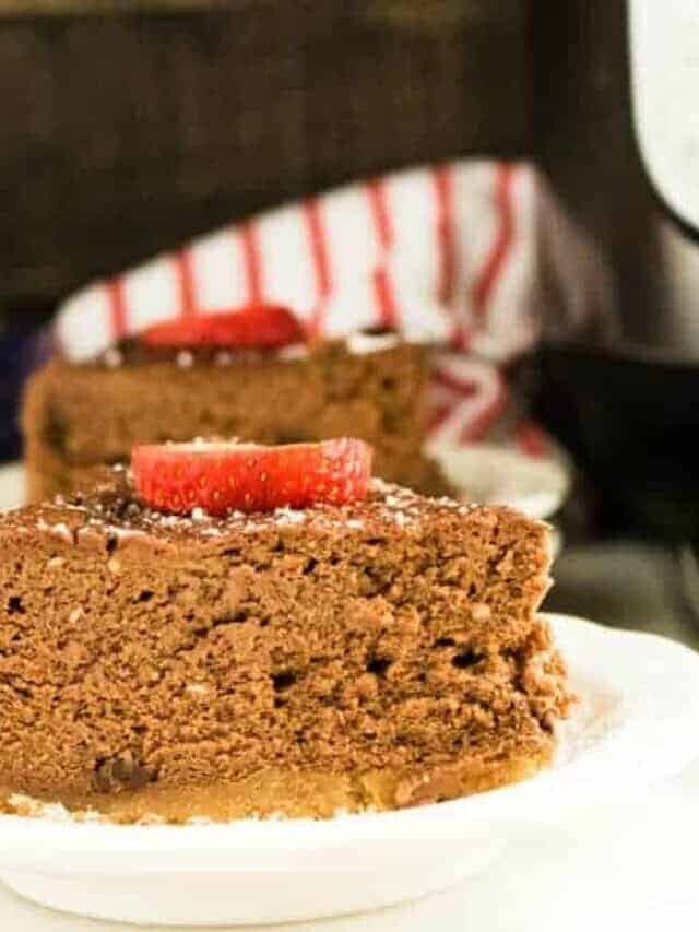 Instant Pot Chocolate Amaretto Cheesecake Story