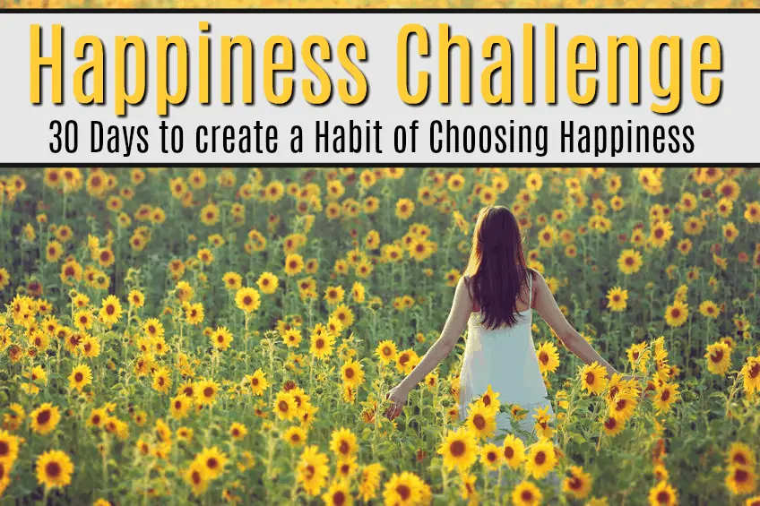 The happiness challenge to learn how to be happy.
