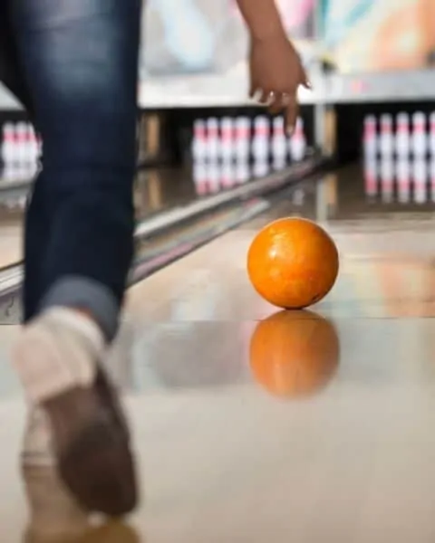 person bowling