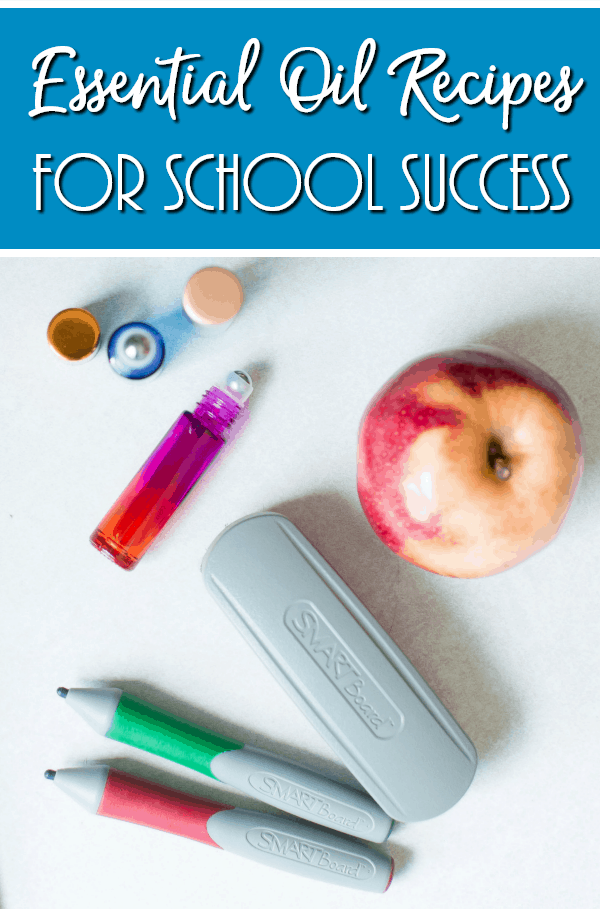 These back to school rollerball blends include essential oil recipes for school success that are great for helping wake your child up for the day, focus and clear their mind, and even ease stress from the big test ahead of them!