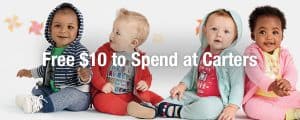 Carter’s 50% off Sale + $10 to Spend FREE!