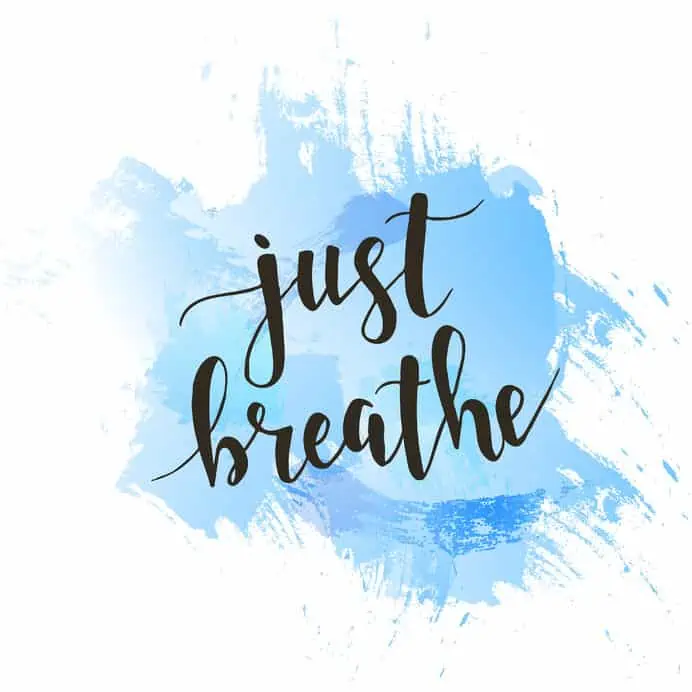 Just breathe meme.