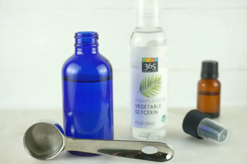 Ingredients for Natural Hair Detangler Spray 