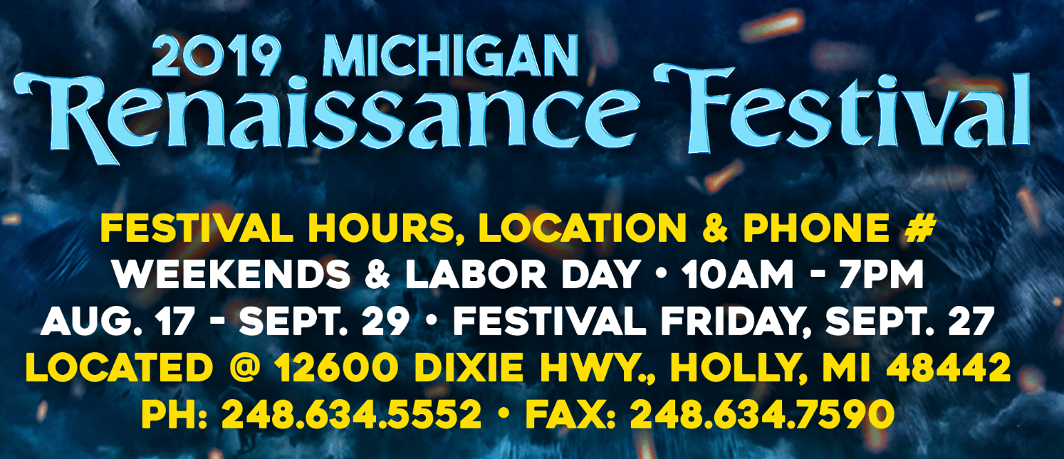 Michigan Renaissance Festival DISCOUNTED TICKETS