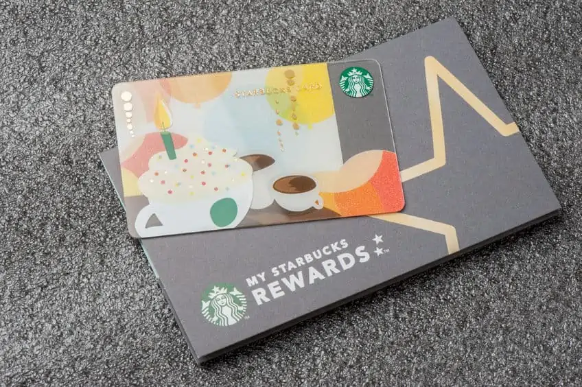 Starbucks gift card and how to save money.