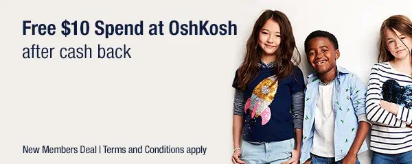 OshKosh - $10 FREE + 60% Off & Free Shipping 