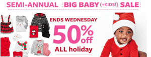 Carters $10 FREE + Up to 75% Off Coupon
