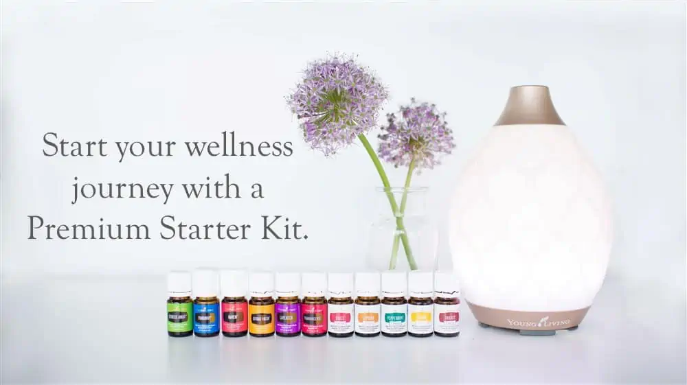Essential oils in the Young Living Starter Kit 