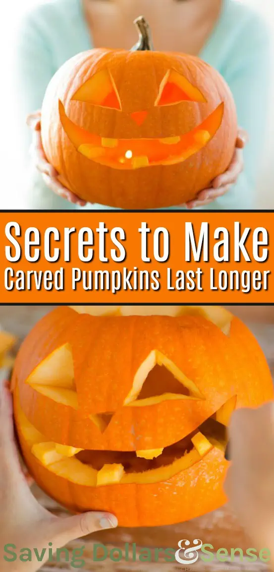 How to Keep Pumpkins From Rotting. Secrets to make carved pumpkins last longer.