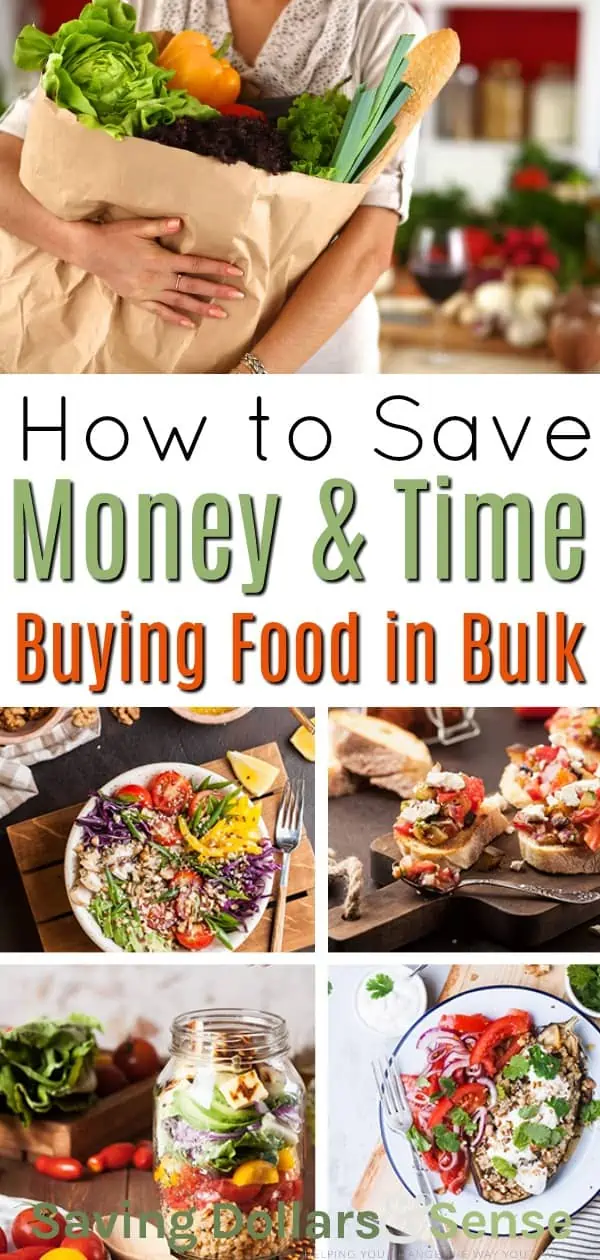 How to save money and time buying food in bulk.