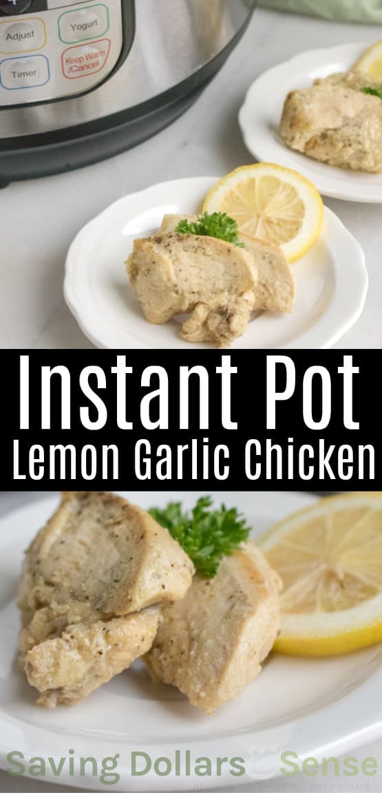 Lemon Garlic Instant Pot Chicken Breast