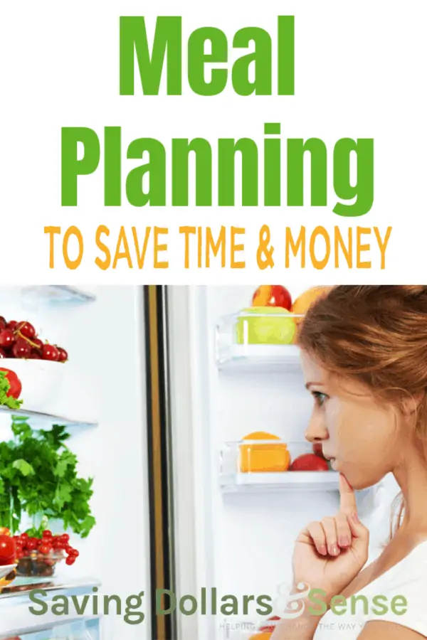 How meal planning saves time and money.