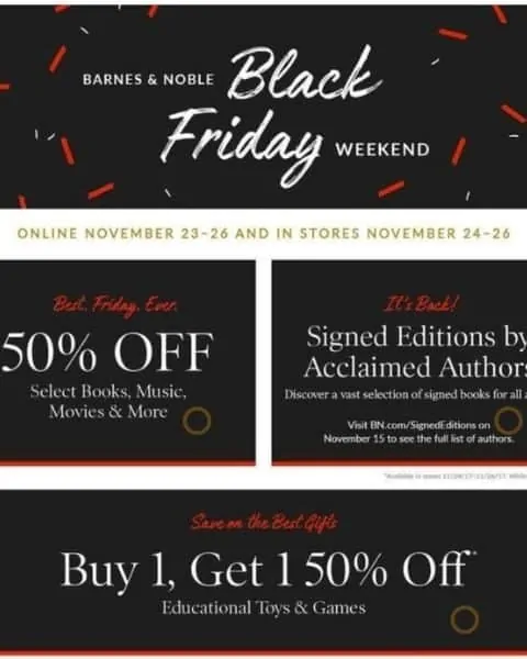 barnes and noble black friday ad