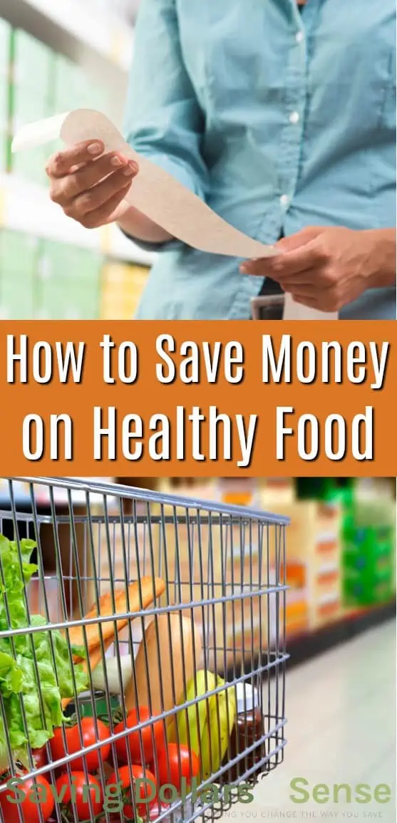 how to save money on healthy food