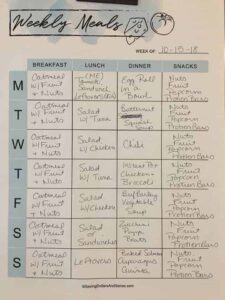SD&S Weekly Meal Plans (Week of 10/15)