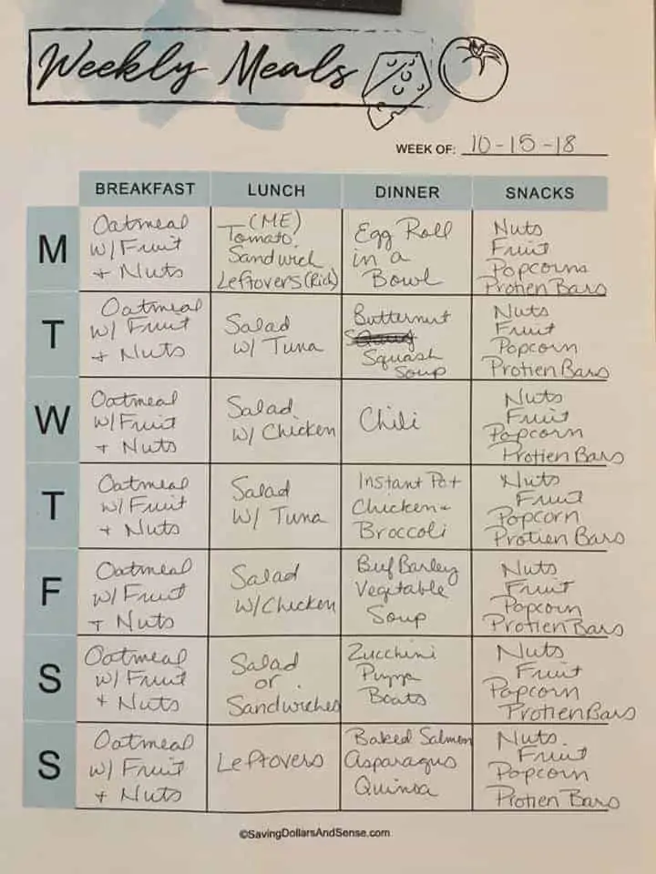 Weekly Meal Plans