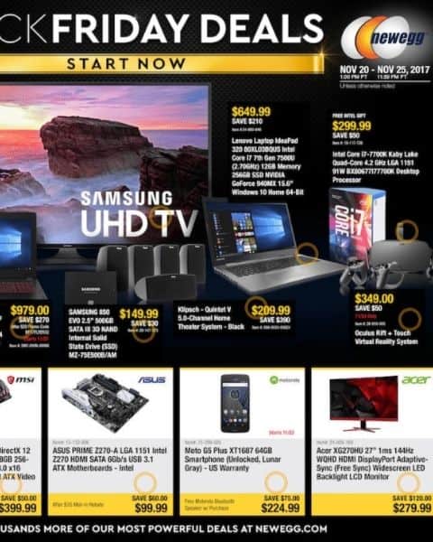 newegg black friday ad circular