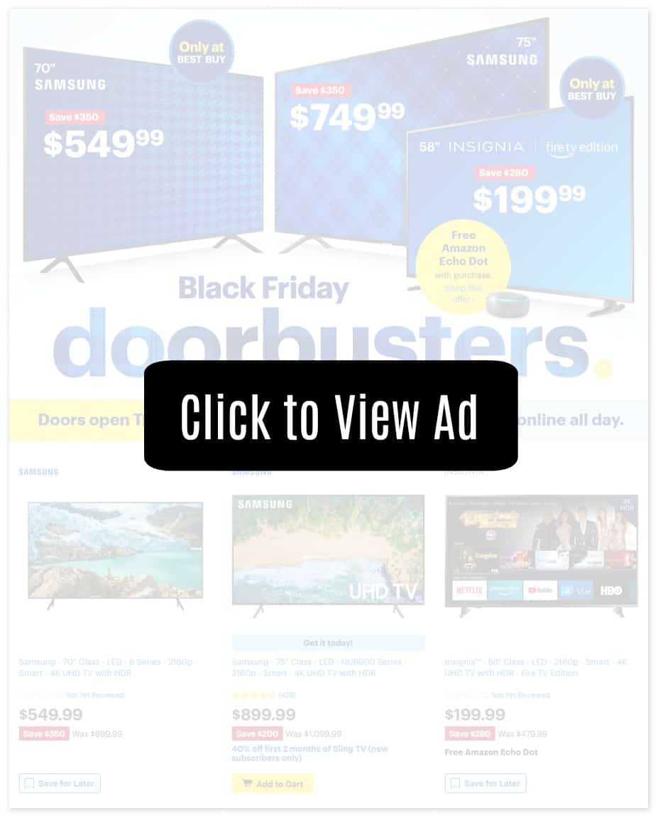 Best Buy Black Friday Deals Saving Dollars & Sense