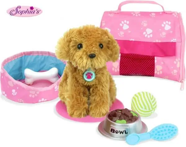Sophia\'s Pet dog with accessories. 