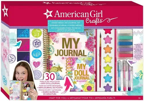 american girl mixed media journal kit