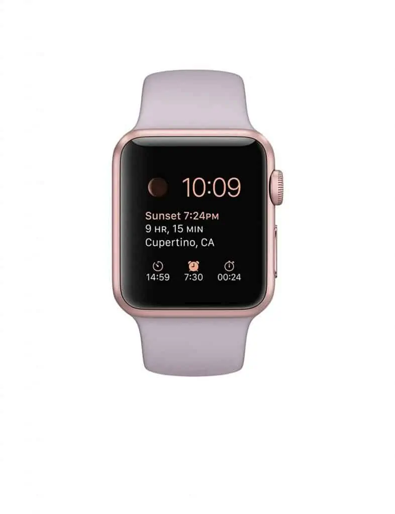 Apple sport smart watch.