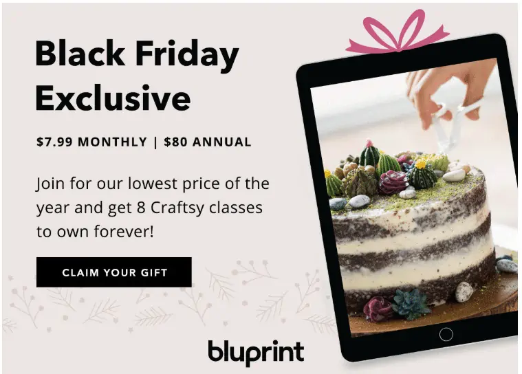 Bluprint Black Friday Classes