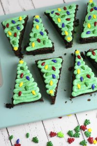 Christmas Tree Brownies