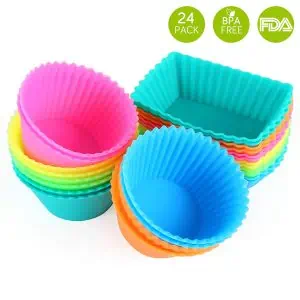 silicone cupcake baking cups