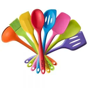 silicone spatula utensil kitchen set