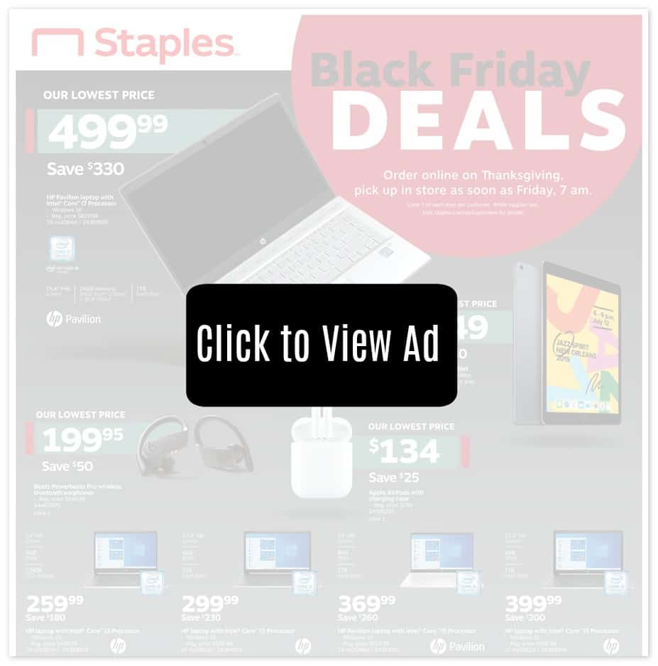 Staples Black Friday Sales (Just Released!) Saving Dollars & Sense