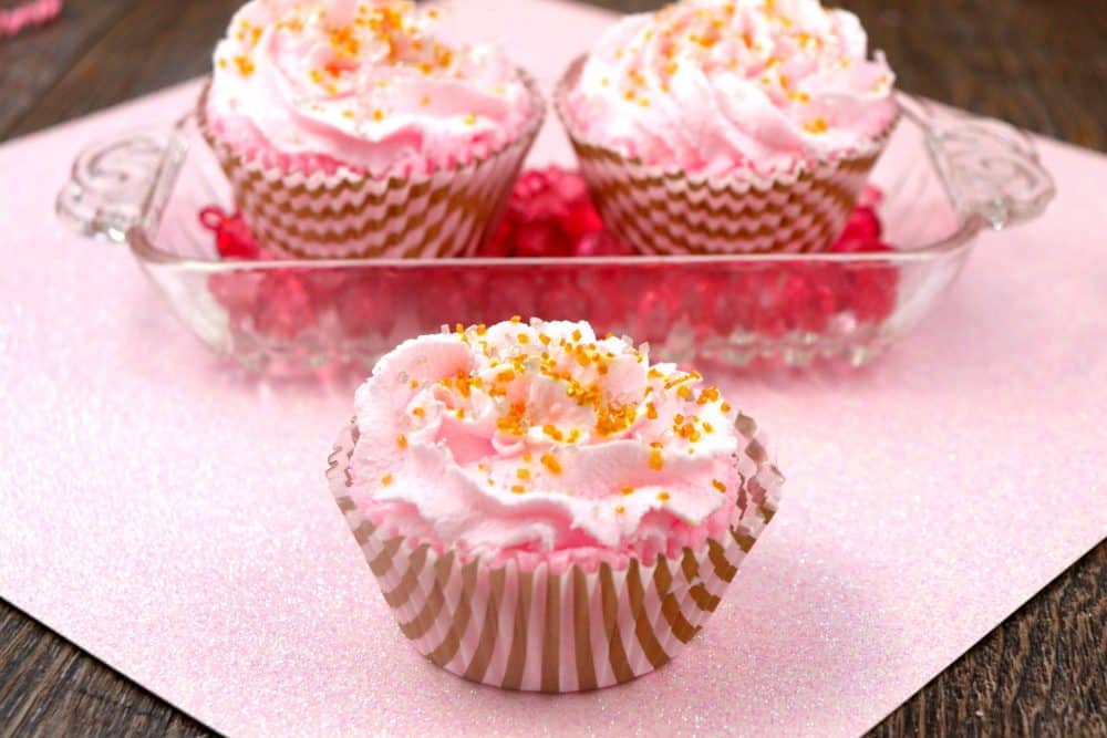 fizzy cupcake bath bombs