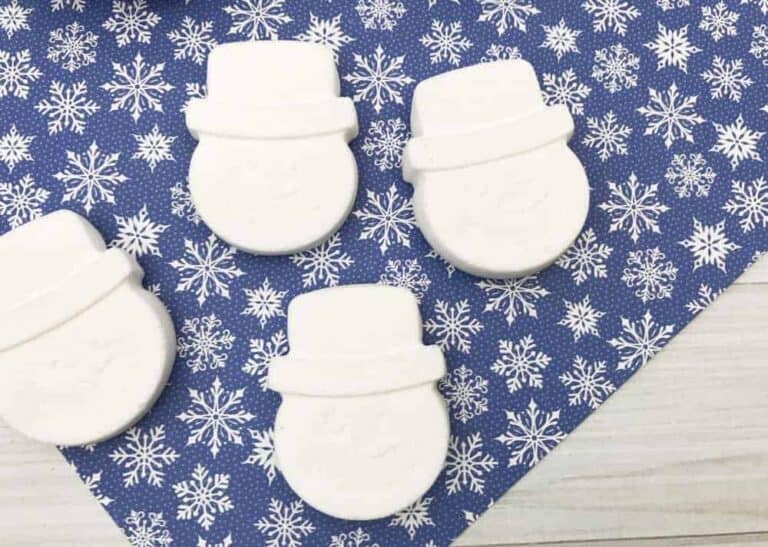 Snowman Fizzy Bath Bombs