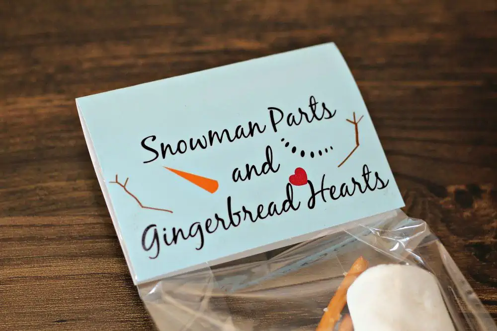 Snowman Parts and Gingerbread Hearts