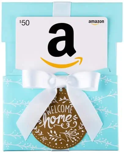 Amazon gift card. The Best Gifts for New Homeowners
