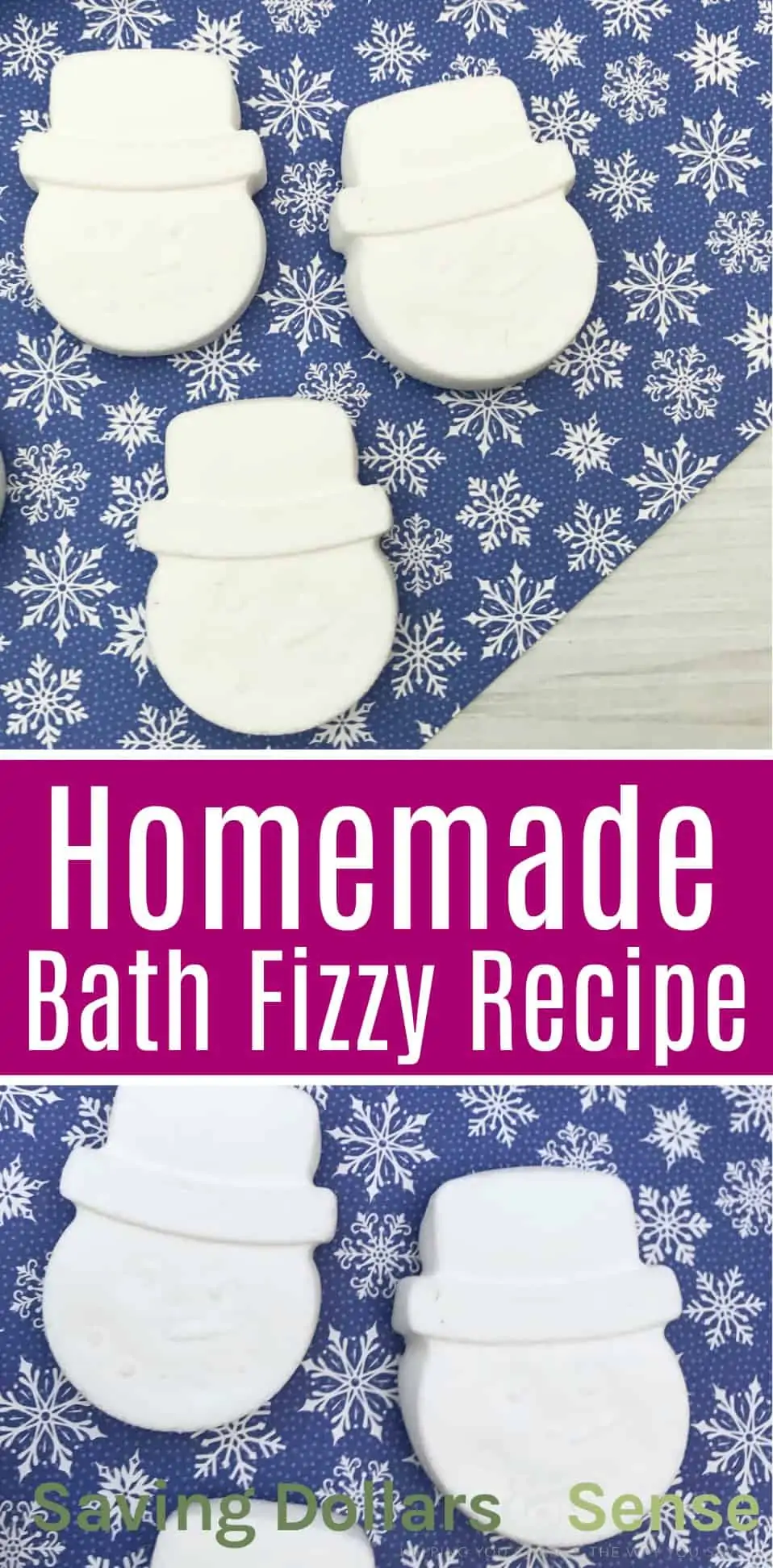 Snowman Fizzy Bath Bombs