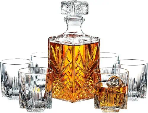 7-piece Italian decanter set. The Best Gifts for New Homeowners