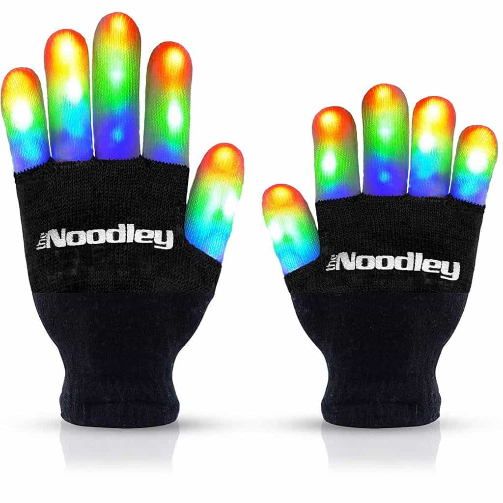 led finger light gloves