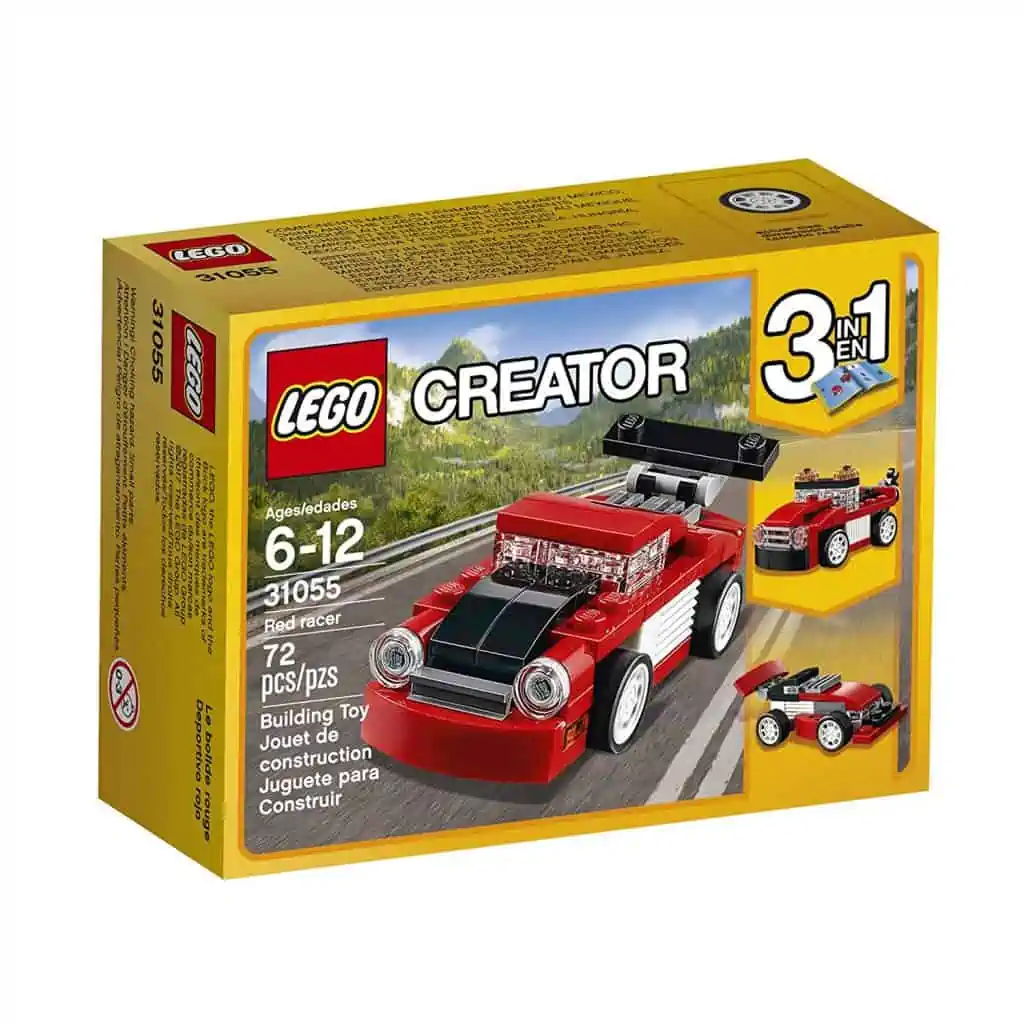 LEGO creator red racer.