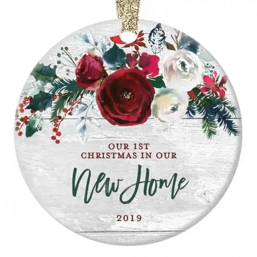 Porcelain homeowners ornament. The Best Gifts for New Homeowners